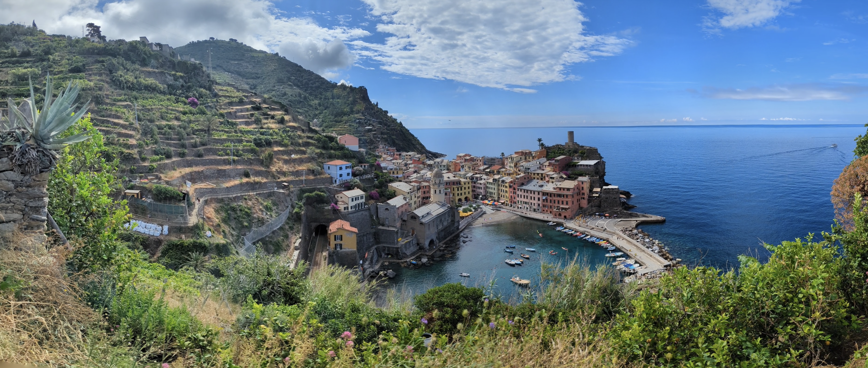 Vernazza from Via dell'Amore