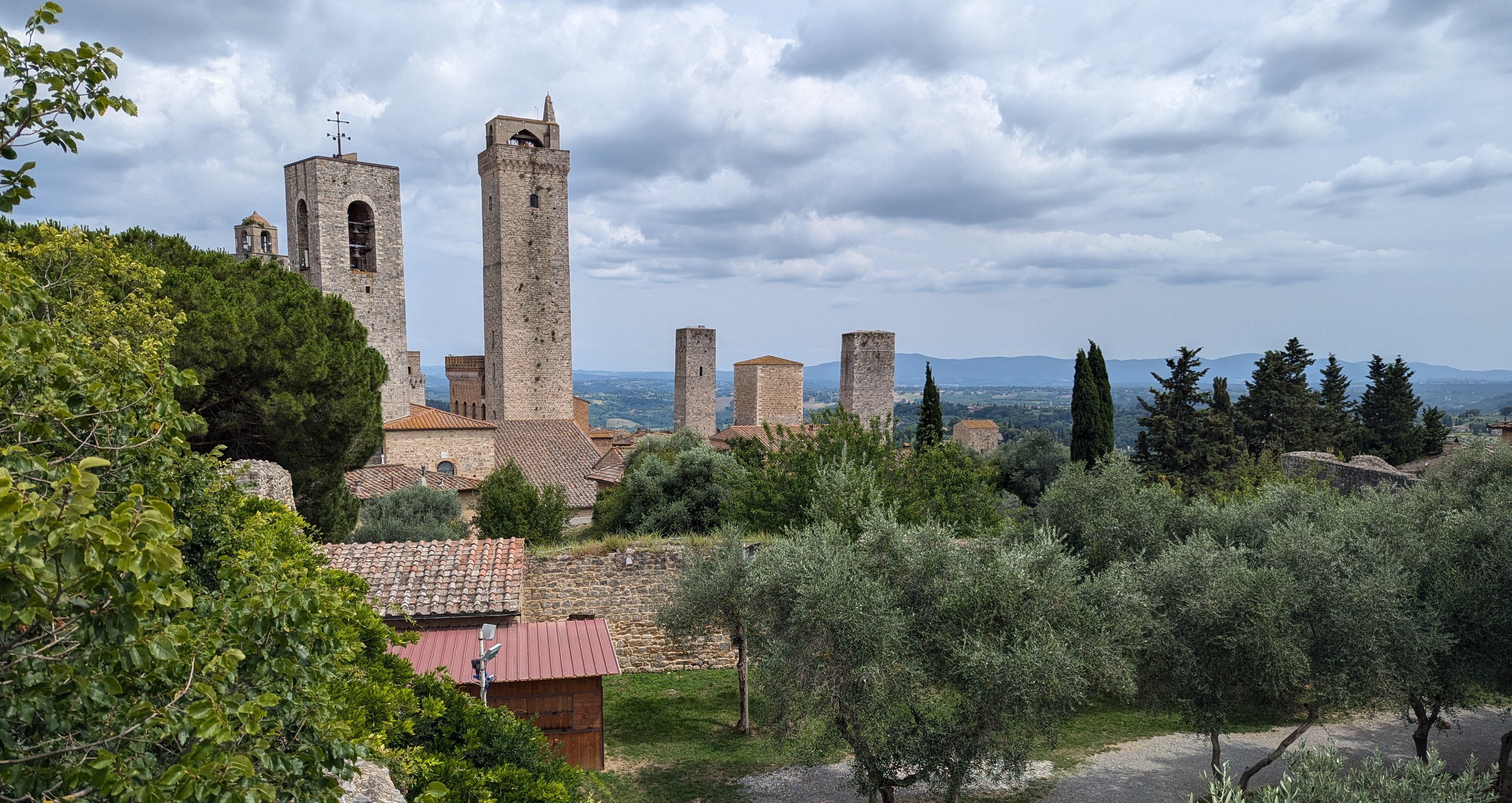 San Gimignano from La Rocca Park